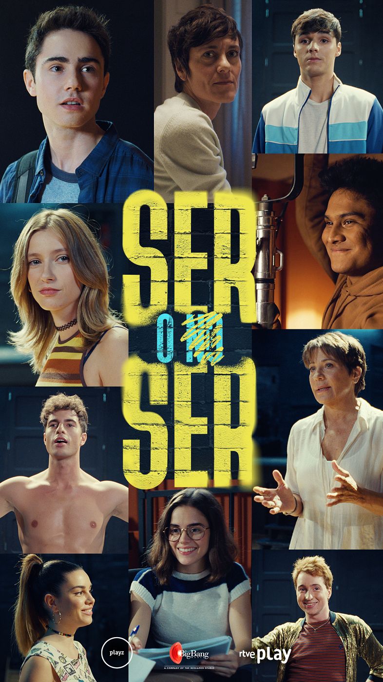 Cartel oficial de 'Ser o no ser', la nueva ficción de Playz