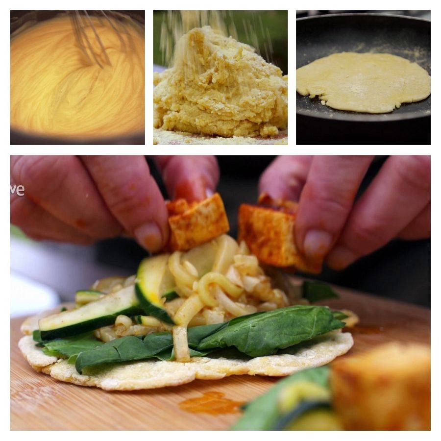 Receta de talos rellenos de verduras