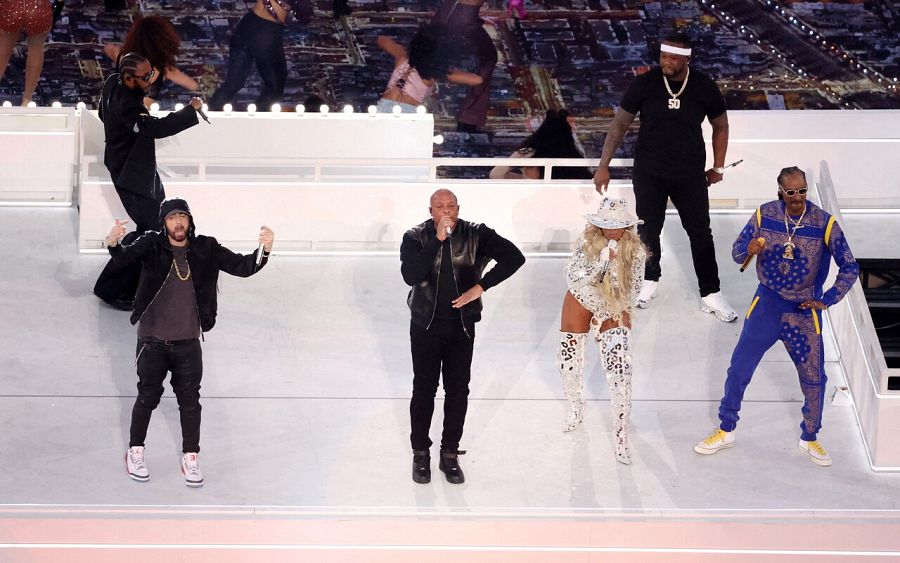 Actuación de la Super Bowl 2022: Eminem, Dr. Dre, Mary J. Blige y Snoop Dogg
