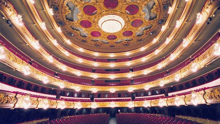 Vista del Gran Teatro del Liceu de Barcelona