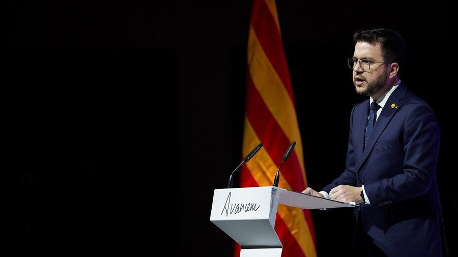 El president de la Generalitat, Pere Aragonès, participa a la conferencia 