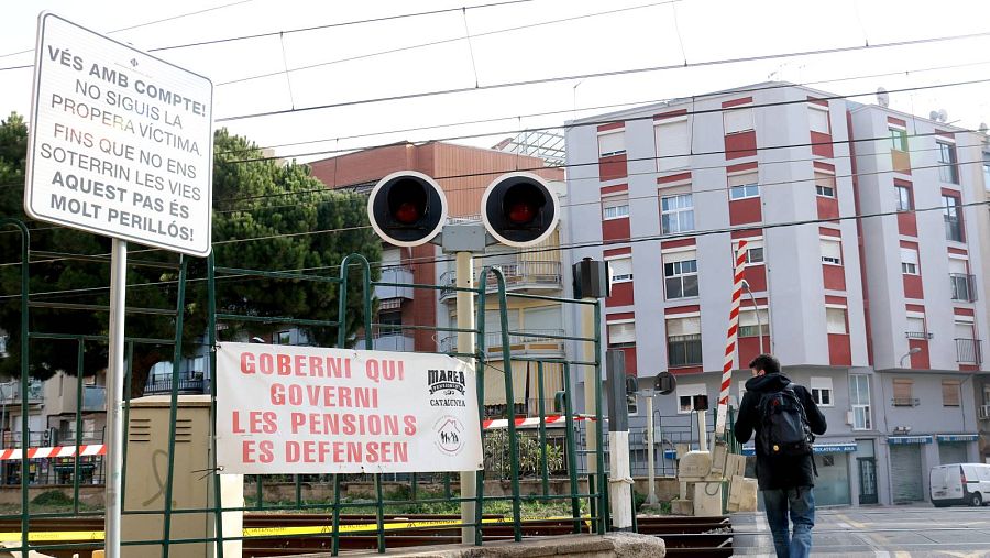 Espai on han mort 176 persones atropellades