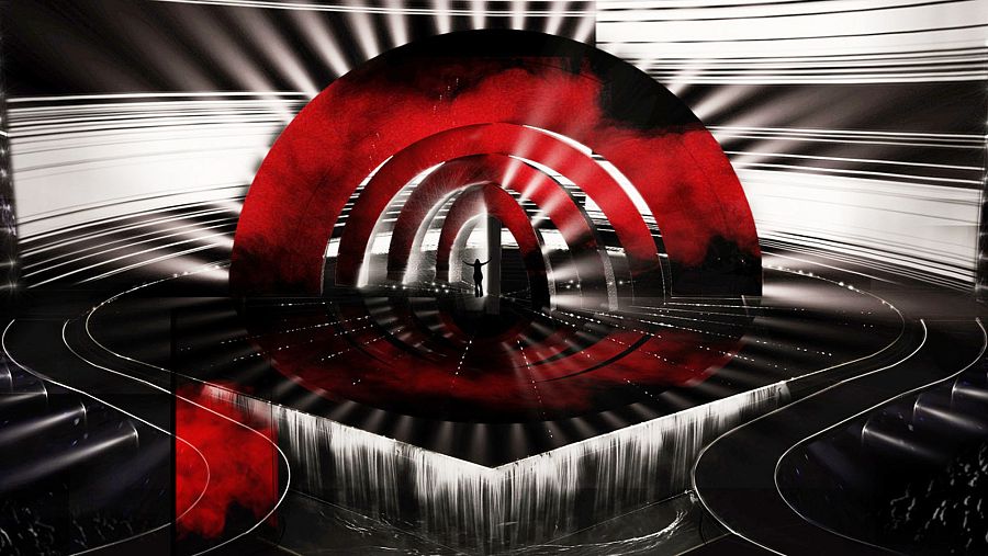 Boceto del escenario de Eurovisión 2022