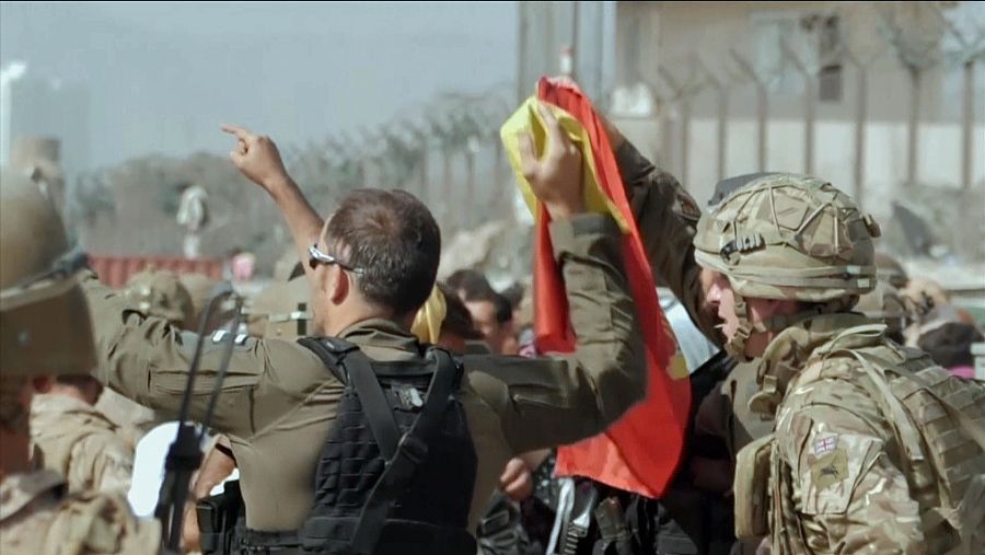 La bandera de España era la contraseña