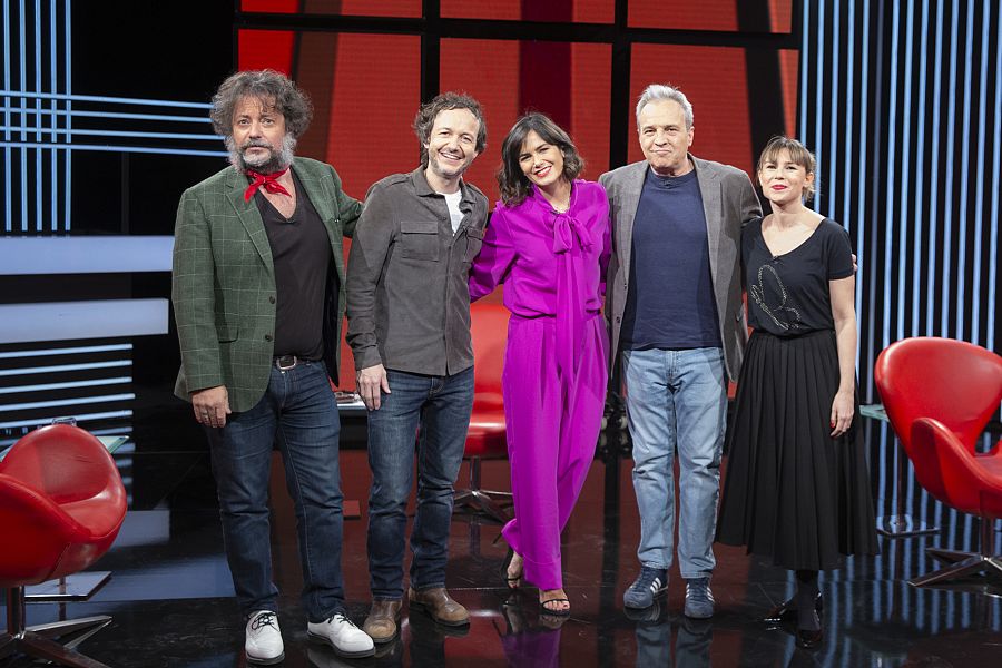 David Summers, Pablo Benegas, Enrique López Lavigne y Andrea Gutiérrez