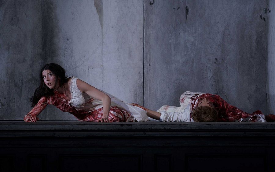 Lisette Oropesa interpretando Lucia di Lammermoor, Teatro Real de Madrid