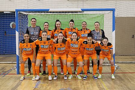 Plantilla del Pescados Rubén Burela femenino de fútbol sala