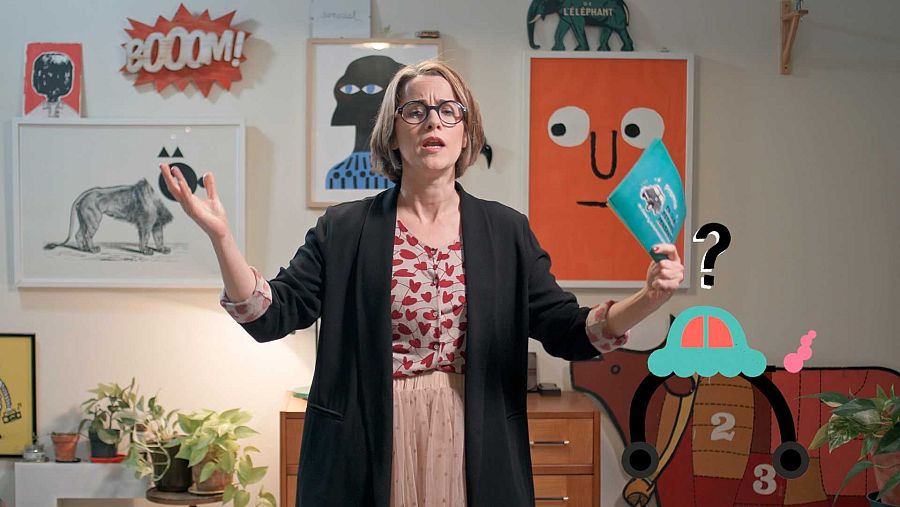 La Júlia Solans en un moment de l'entrega de guardons