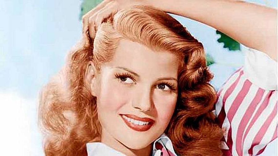 Rita Hayworth con melena pelirroja