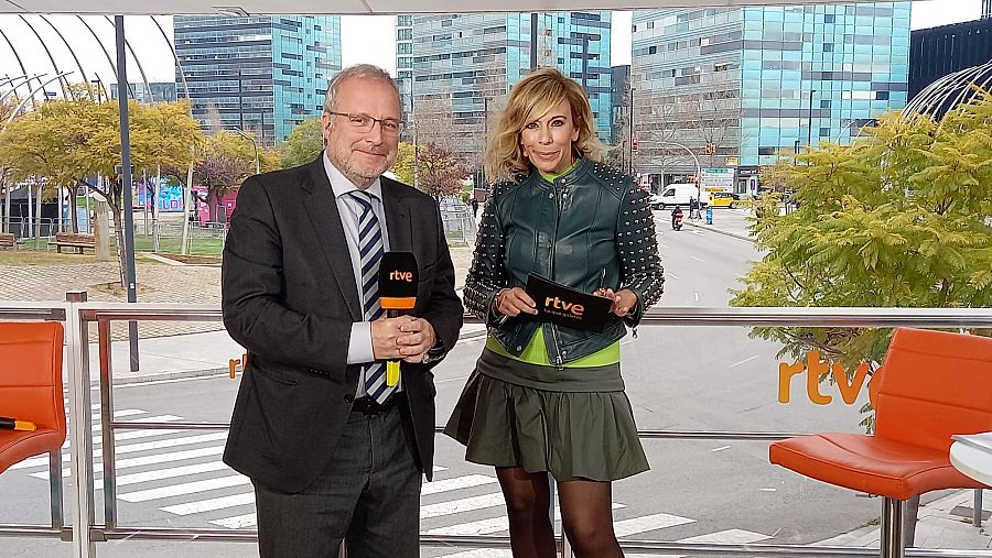 María Eizaguirre con Constanti Serrallonga