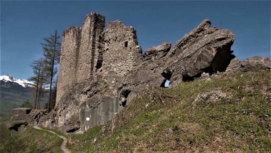 El castell Schalun a Liechtenstein