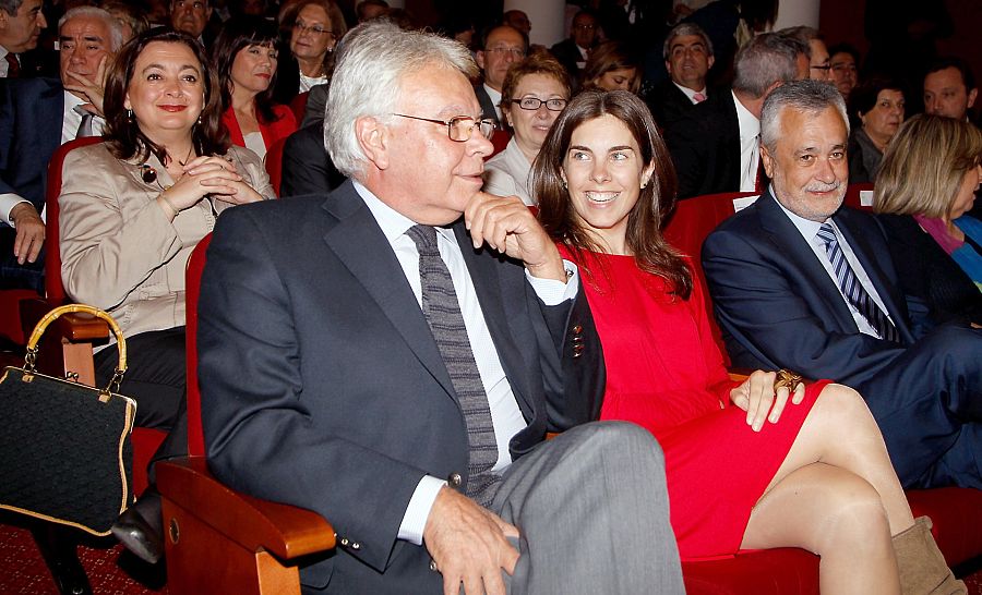 Felipe González y su hija, María González Romero