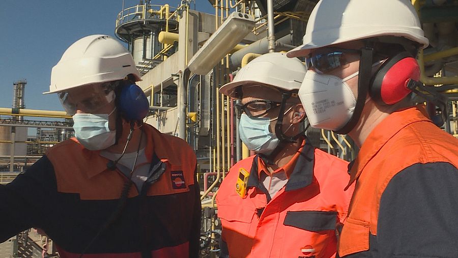 Alumnos de FP Dual en Repsol