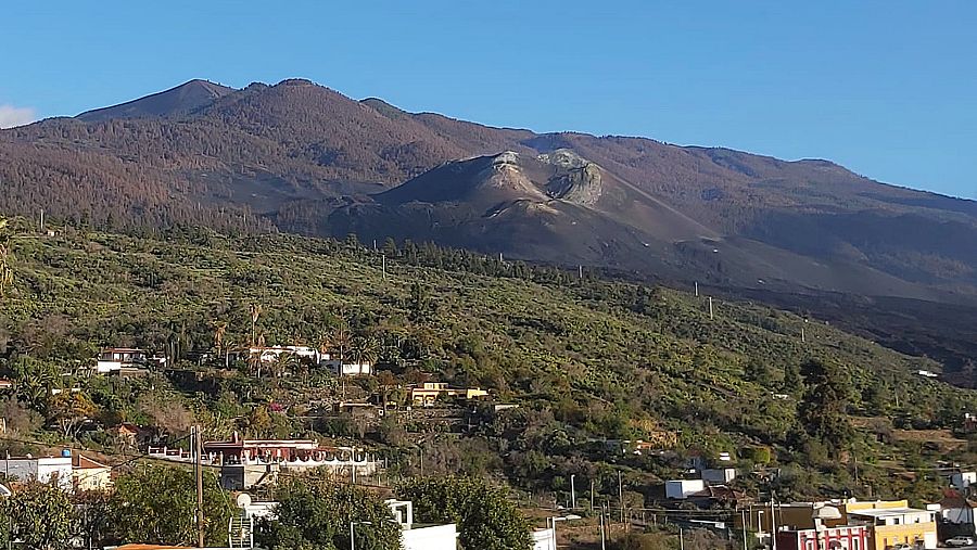 El nuevo cono volcánico de Cumbre Vieja
