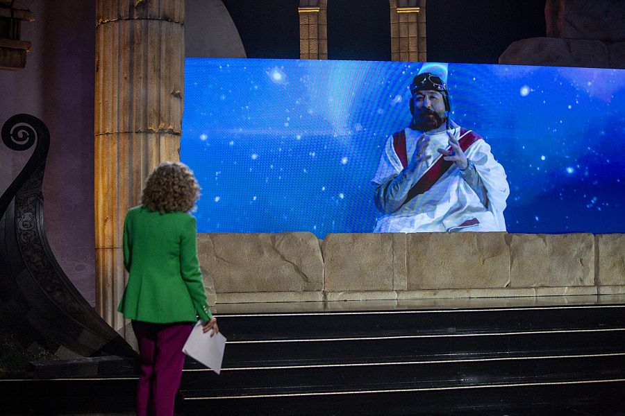 Raquel Martos y Goyo Jiménez en El condensador de fluzo