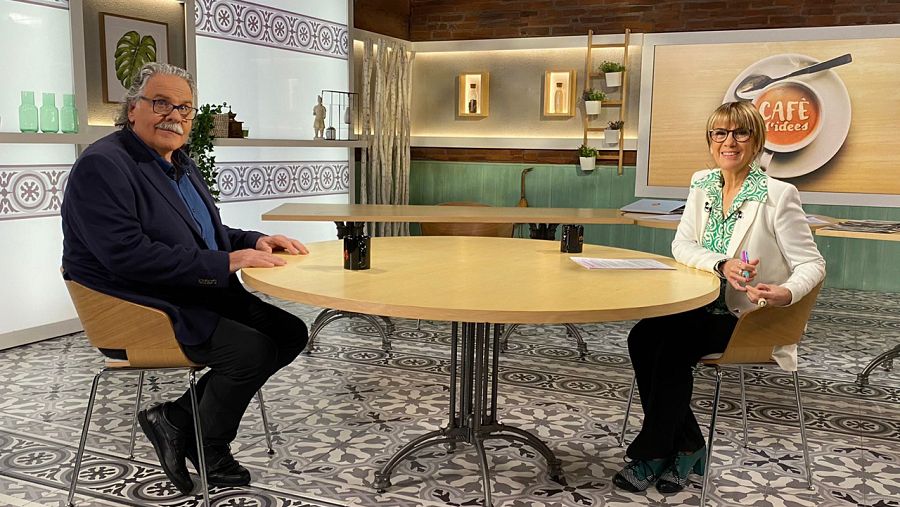 Joan Tardà, exportaveu d'Esquerra al Congrés en una entrevista al 'Cafè d'idees'