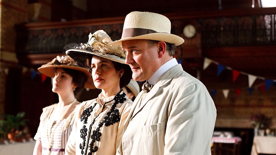 Hugh Bonneville y Elisabeth McGovern son los condes de Grantham en Downton Abbey