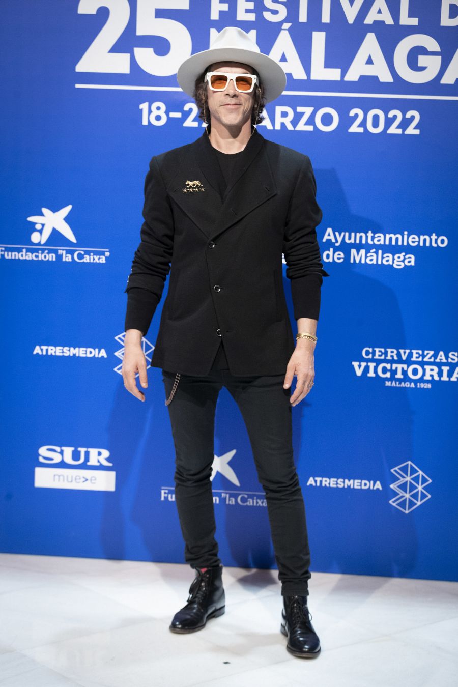 El actor Oscar Jaenada en el Festival de Málaga