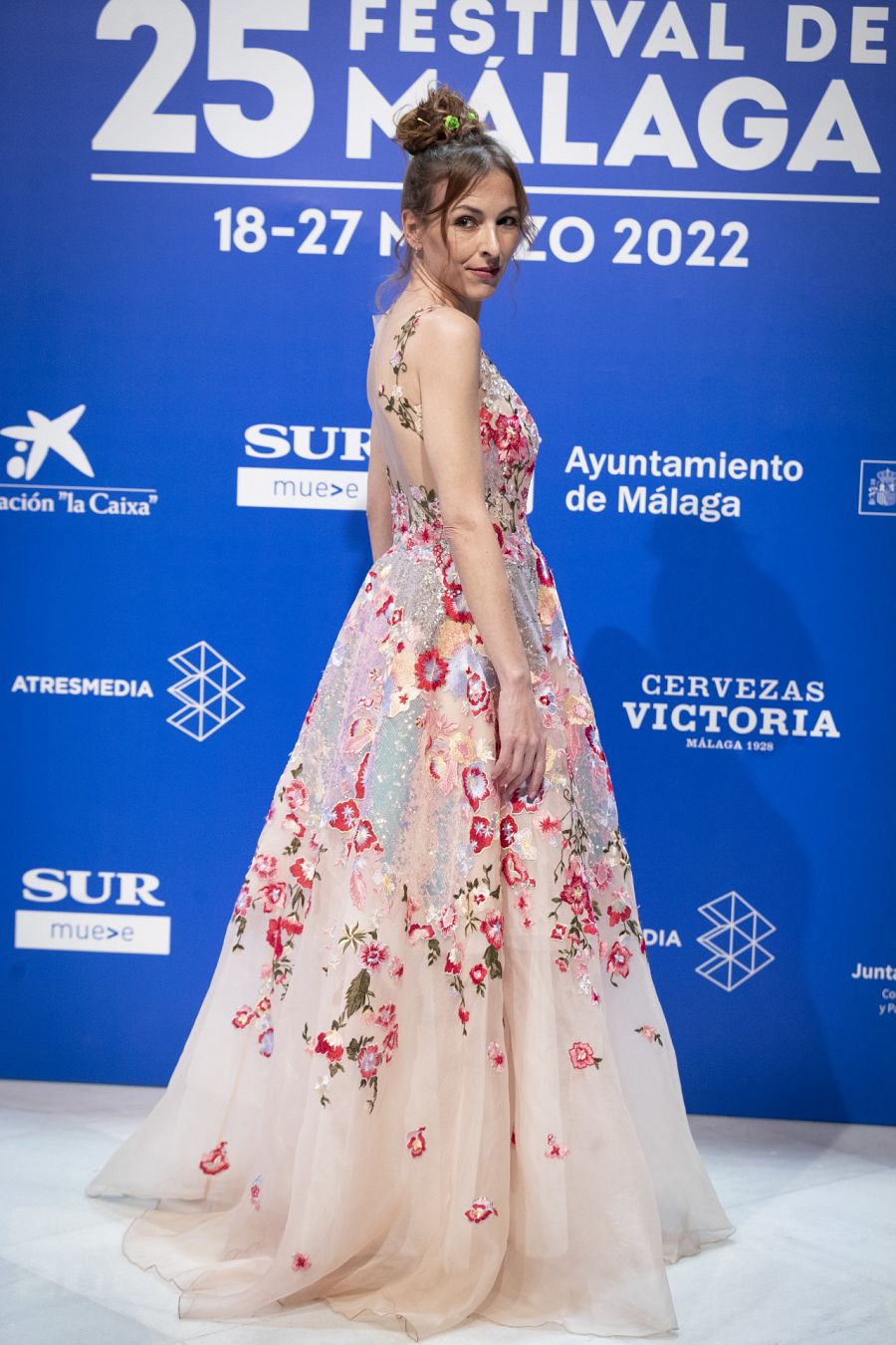 La actriz Esperanza Pedreño en el Festival de Málaga