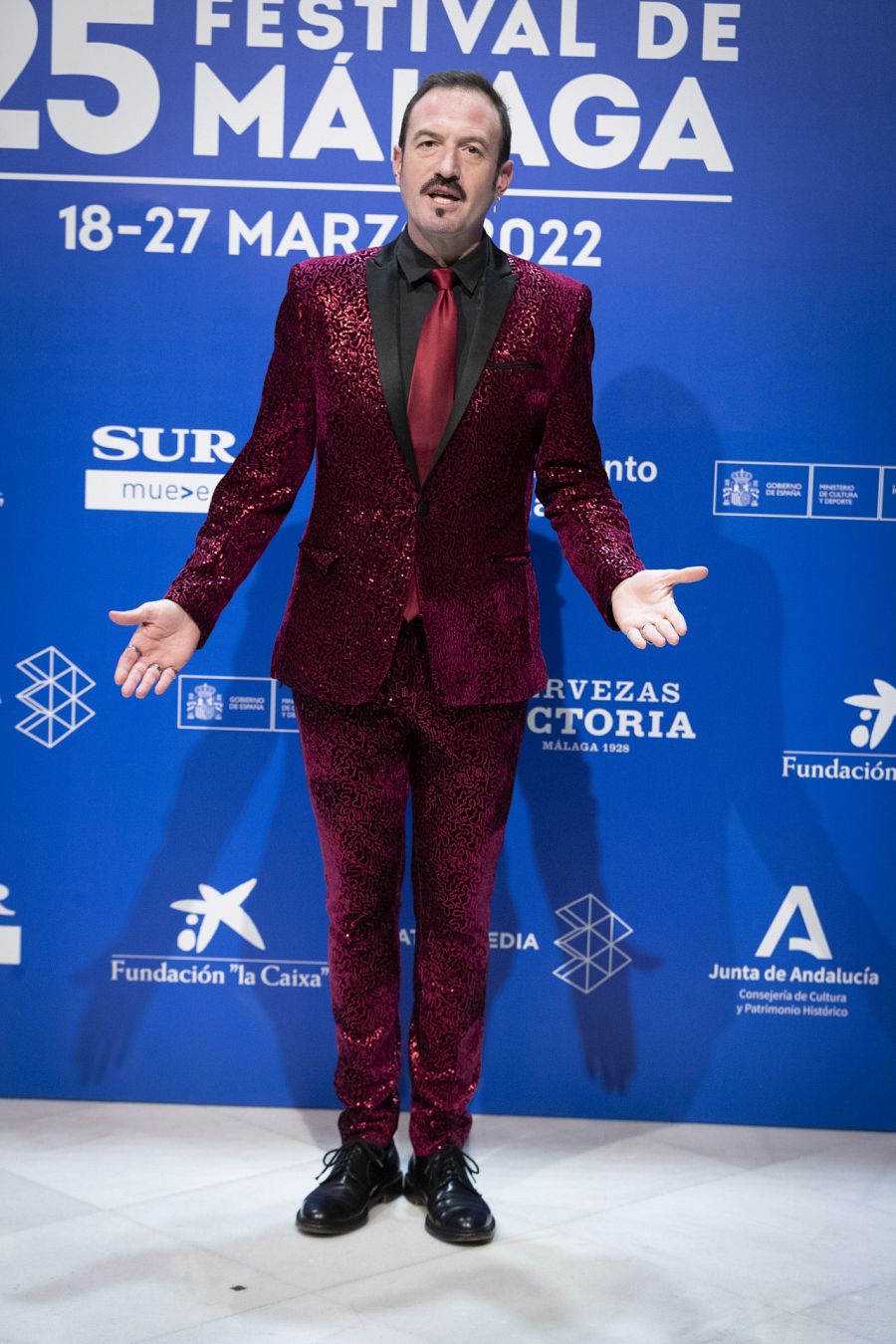 El actor Álex O'Dogherty en el Festival de Málaga