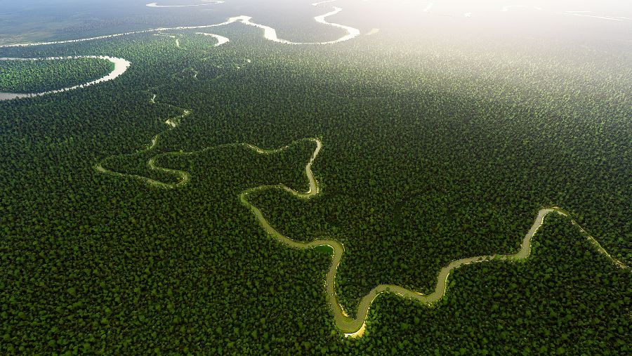 Imagen de archivo del río Amazonas