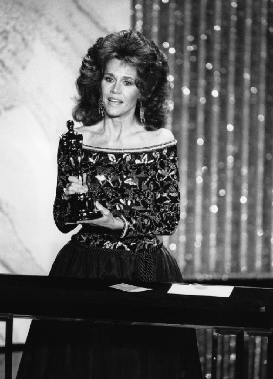 Jane Fonda recoge el Oscar de su padre