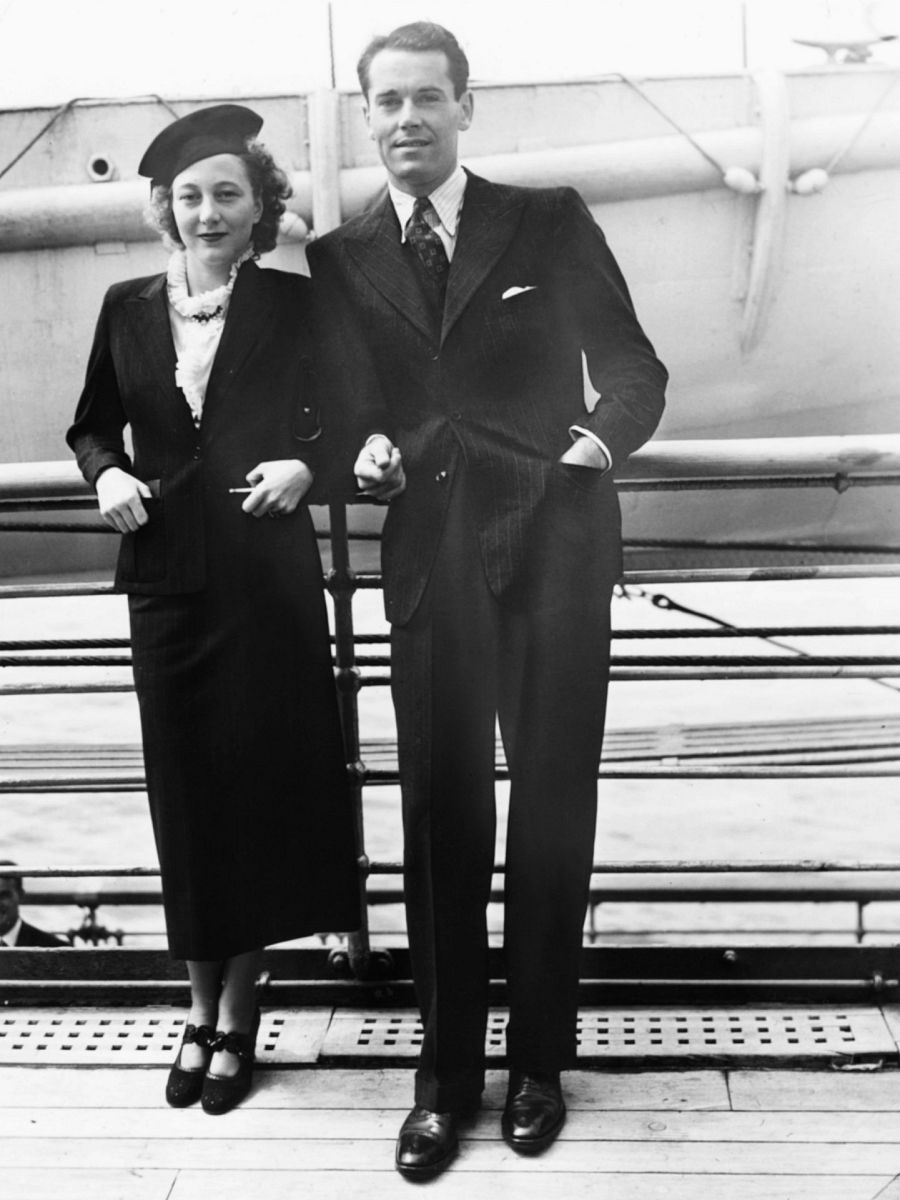 Frances Seymour Brokaw y Henry Fonda