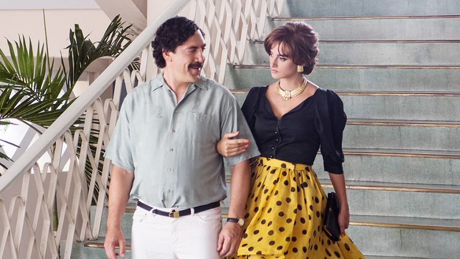  Fotograma de la película 'Loving Pablo' protagonizada por Javier Bardem y Penélope Cruz