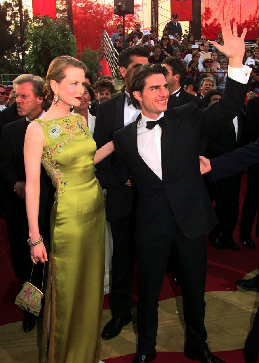 Nicole Kidman y Tom Cruise en los Oscar de 1997