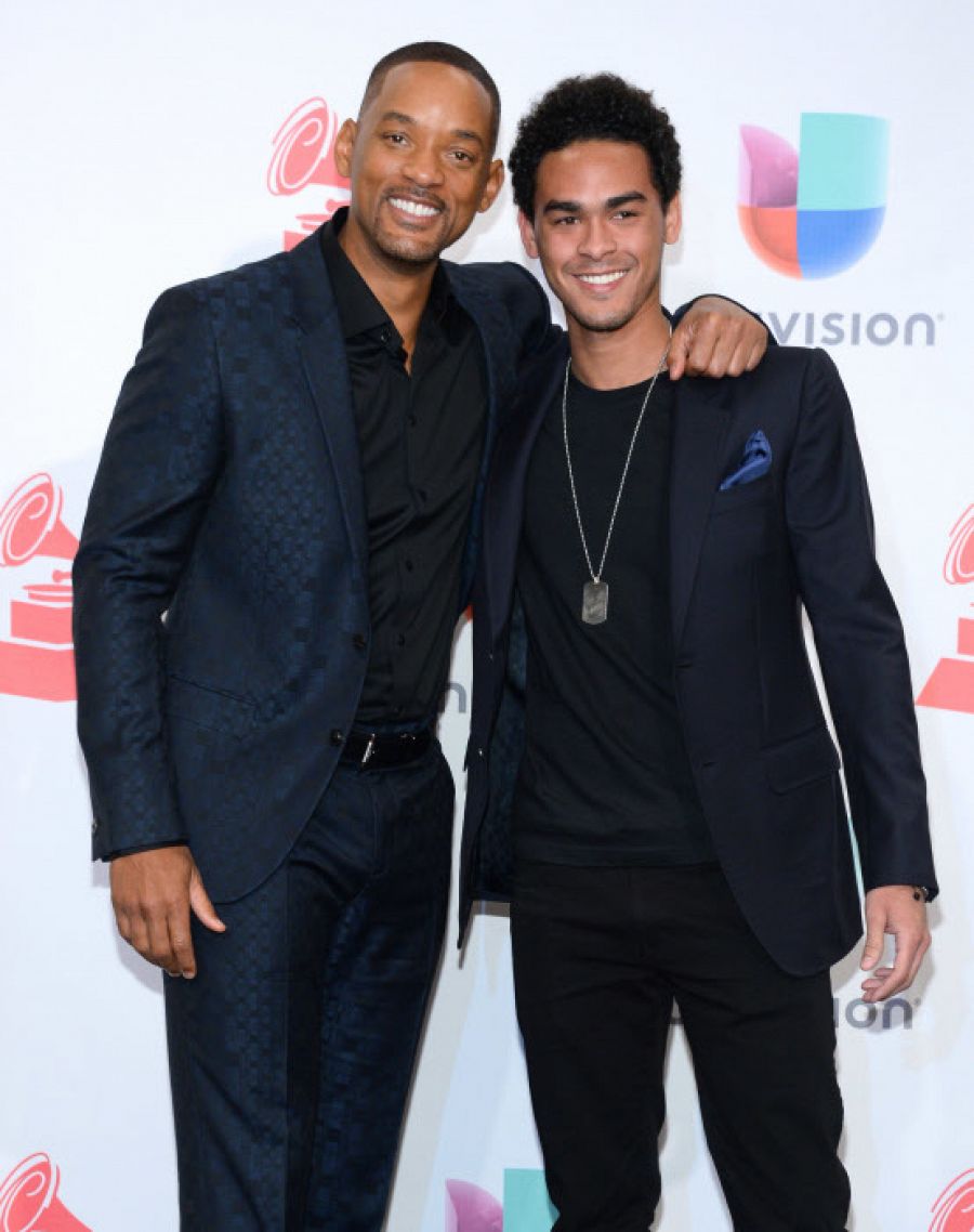 Will Smith junto a su hjjo mayor Trey