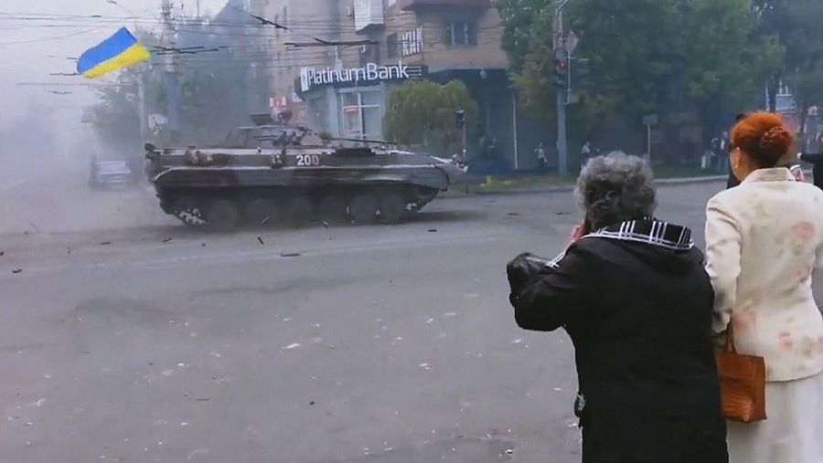 Tanque del ejército ucraniano