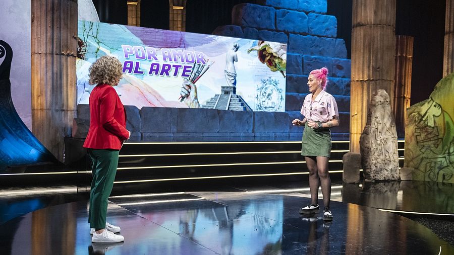 Raquel Martos y Sara Rubayo