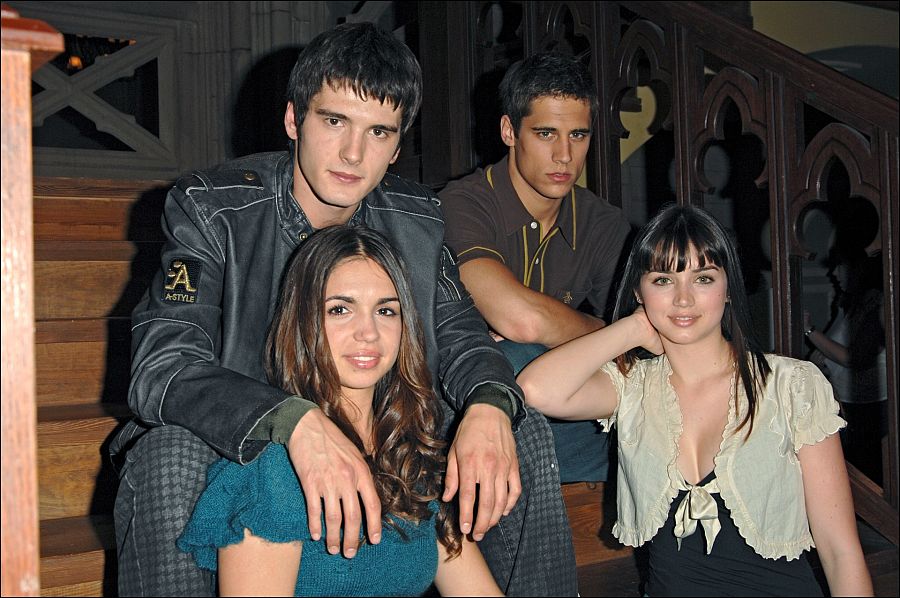 Yon González, Martiño Rivas, Elena Furiase y Ana de Armas