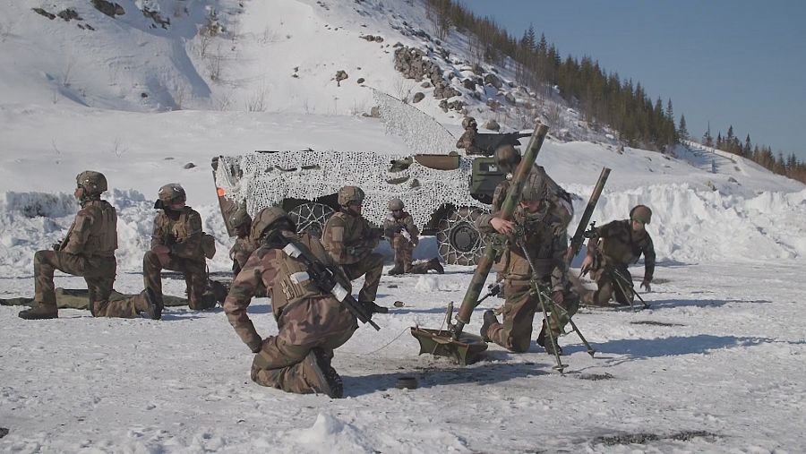 Maniobras del ejército aliado