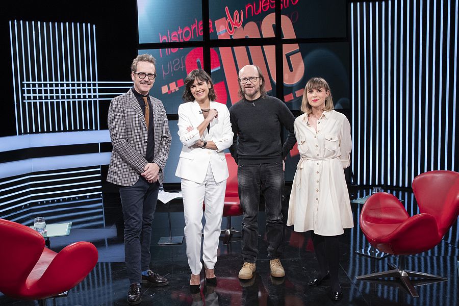 Santiago Segura, Joaquín Reyes, Andrea Gutiérrez y Elena S Sánchez