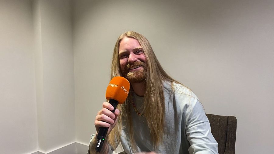 Sam Ryder durante la London Eurovision Party