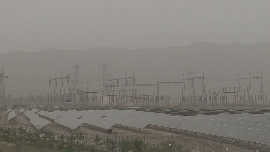 Planta de placas fotovoltaicas en Tabernas, Almería