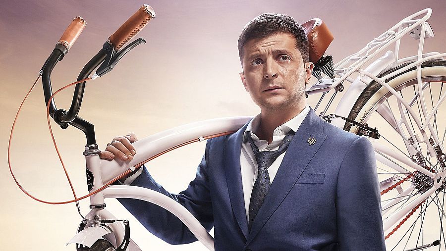 Zelenski protagonizó la serie 'Siervo del pueblo' de 2015 a 2019