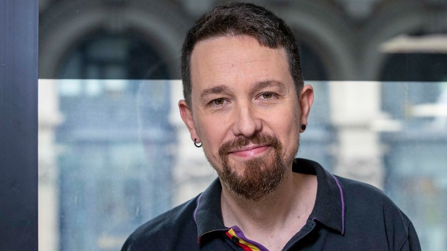 Primer plano de Pablo Iglesias, autor de Verdades a la cara.