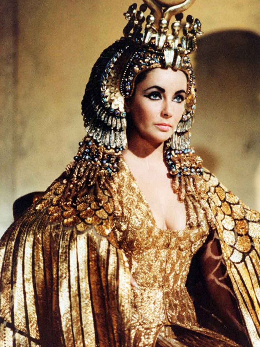 Elizabeth Taylor as Cleopatra in the 1963 epic drama film