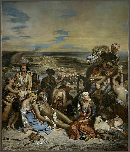 La matanza de Quíos (1824), Eugène Delacroix