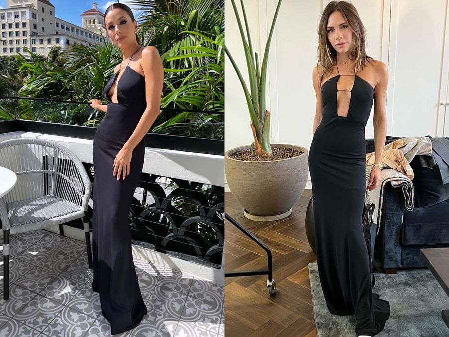 Eva Longoria y Victoria Beckham con el mismo vestido