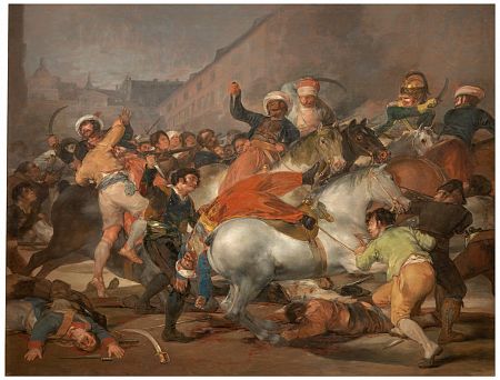'El 2 de mayo de 1808 en Madrid' o 'La lucha con los mamelucos' (1814), Francisco de Goya