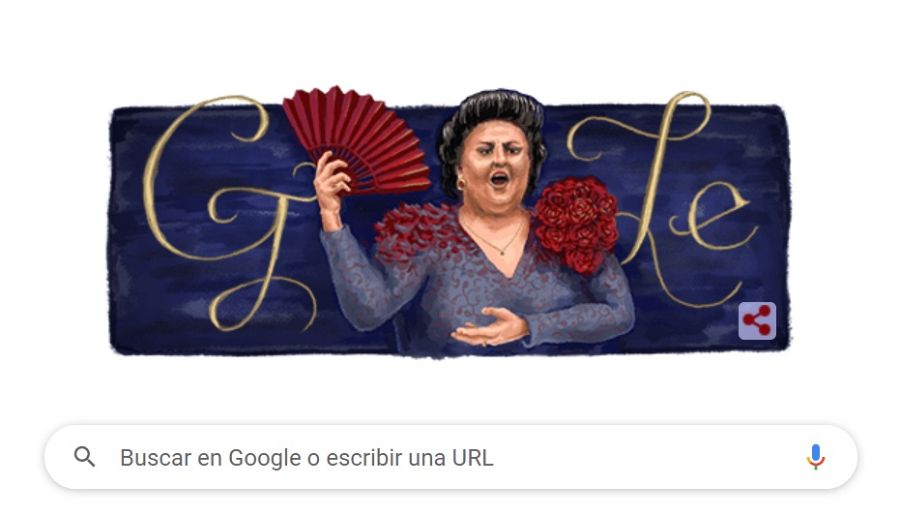 Página principal de 'Google' el 12 de abirl de 2022