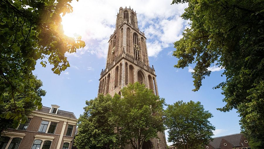 La Torre Dom de Utrecht es la torre de la iglesia más alta de los Países Bajos