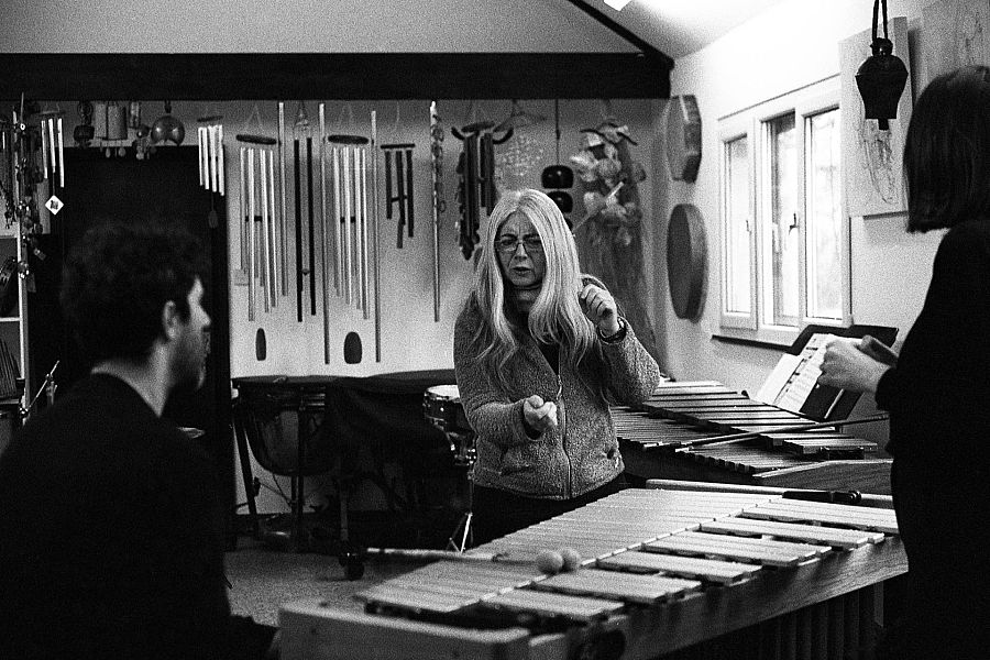 Evelyn Glennie y Aitor Etxebarria