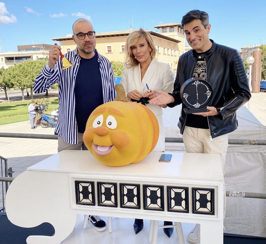 Borja Terán, María Eizaguirre y Luis Larrodera