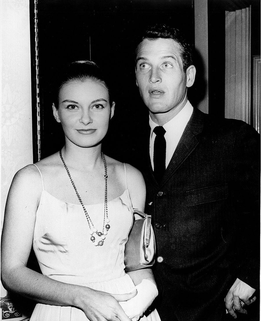 Paul Newman y Joanne Woodward en 1950