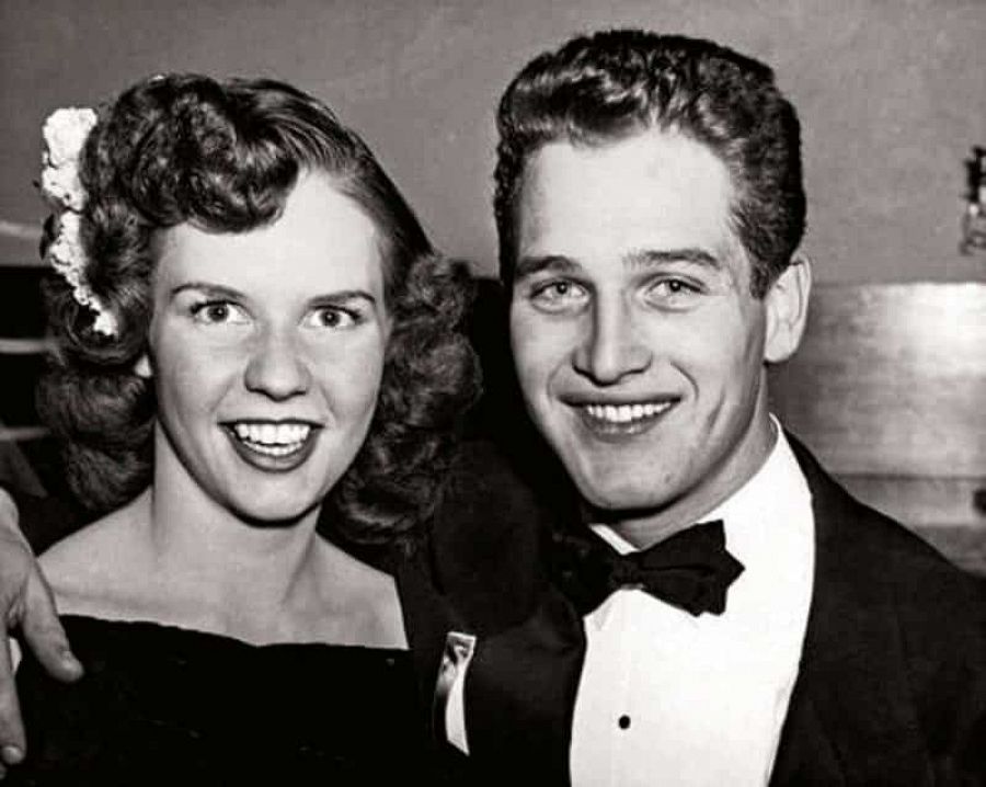 Paul Newman y su primer mujer Jackie Witte