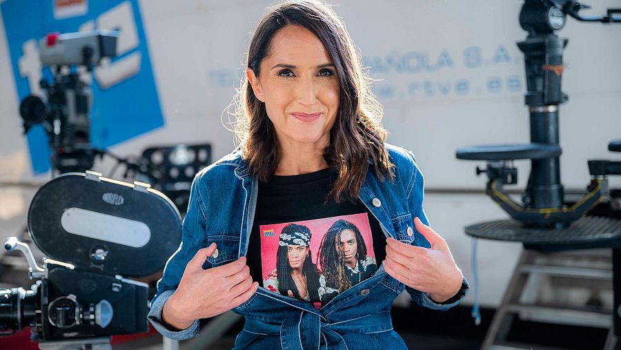 Virginia Díaz, presentadora de Cachitos